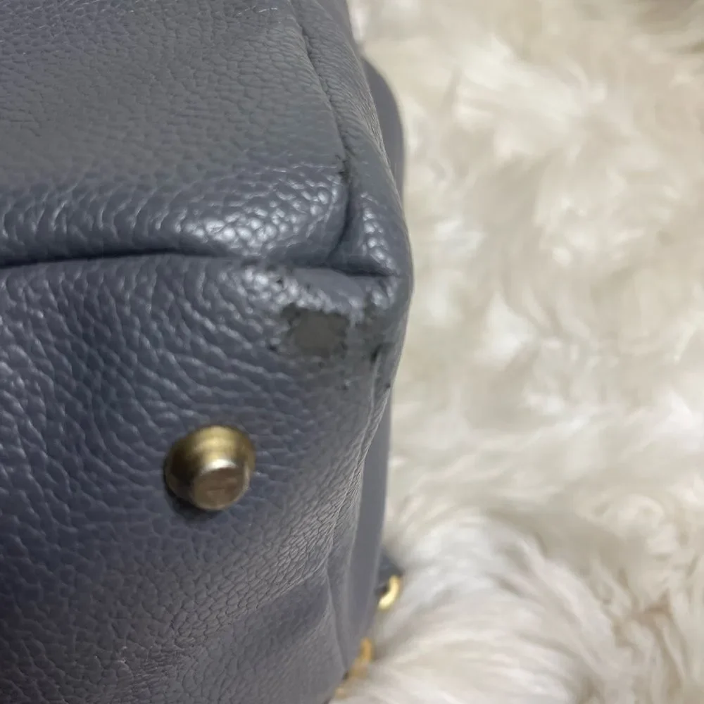 Freshly Picked Diaper Bag convertible backpack Synthetic Gray brass hardwares.
